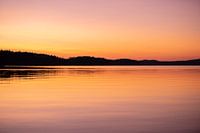 Coucher de soleil au camp Grinsby - Suède