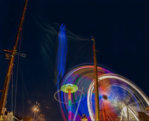 Kermis op de Dam in Amsterdam van Ardi Mulder