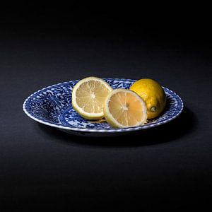 Zitronen auf Delfter Blau