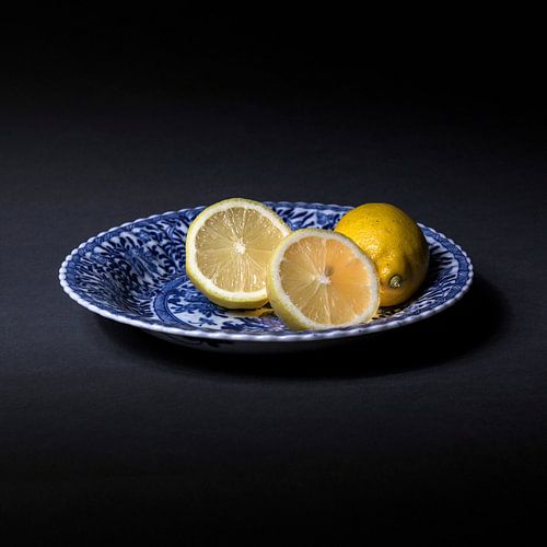 Zitronen auf Delfter Blau