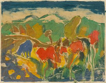Zomermiddag in de bergen (1930) van Zoltán Palugyay van Peter Balan