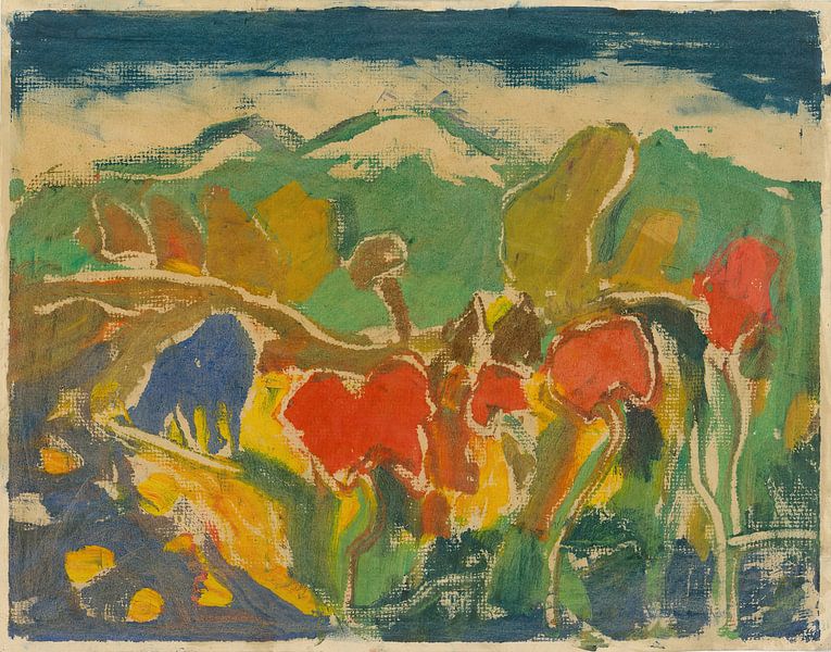 Summer Afternoon in the Mountains (1930) by Zoltán Palugyay by Peter Balan