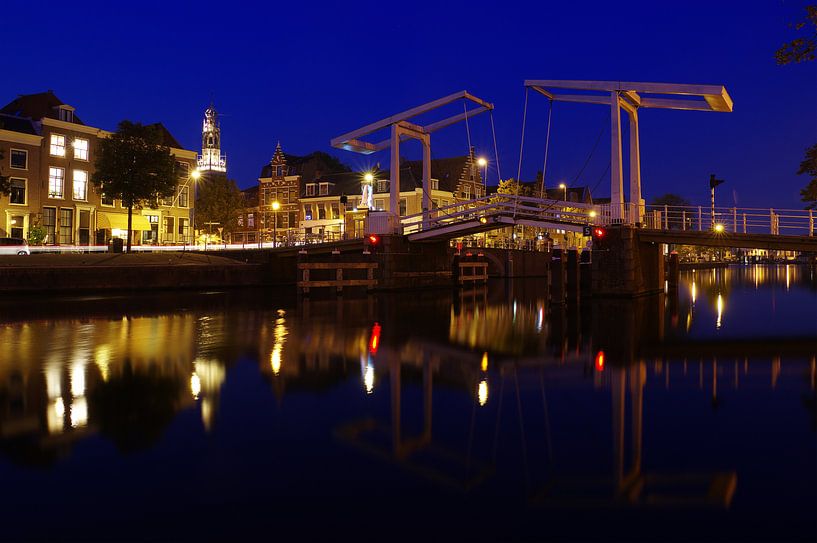 Alte Kanalbrücke in Haarlem von Reinhard  Pantke