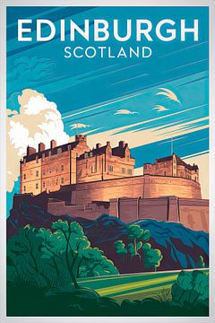 Edinburgh, Schotland. van Poster Art Shop