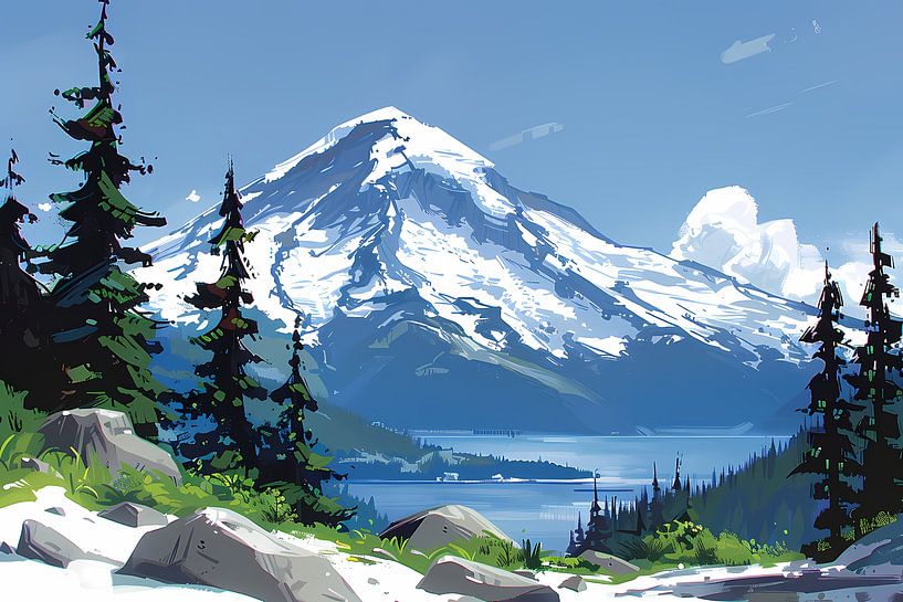 Eternal Snow Summit by Art & Soul Creations