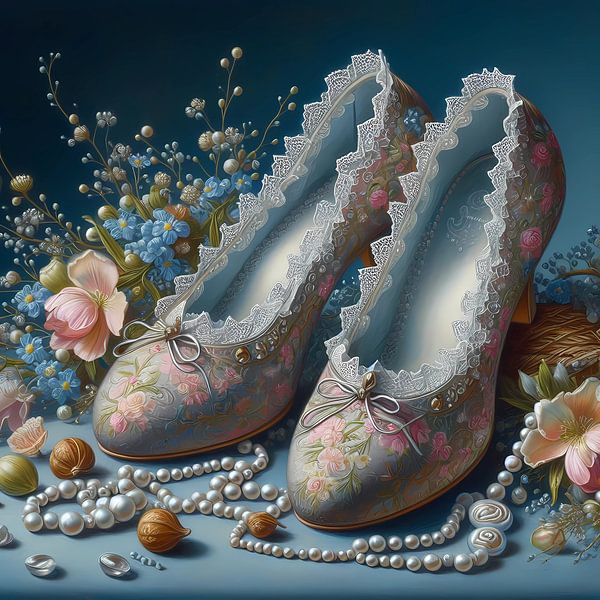 Retro-Damenschuhe vintage von Tatjana Korneeva