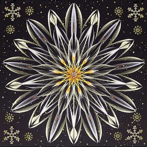 Mandala - ijsbloem