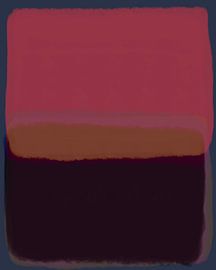 Moderne abstrakte Kunst in Rosa, Terra, Braun und Lila von Dina Dankers