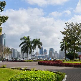 The Cinta Costera walk in the morning by Claude Laprise