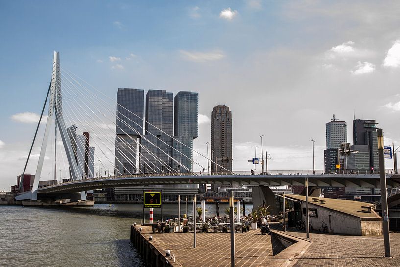 Skyline Rotterdam van Rob Altena