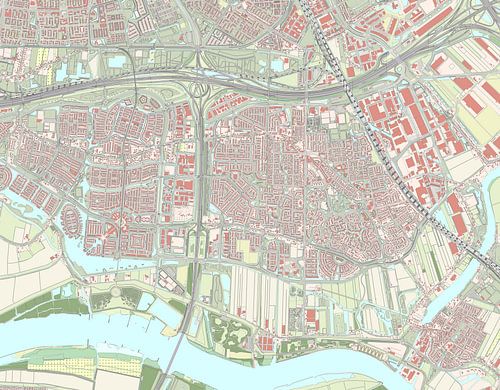 Kaart van Barendrecht