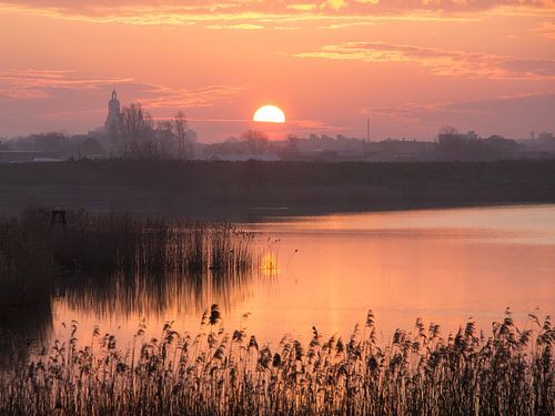 zonsopgang in Bergen op Zoom 