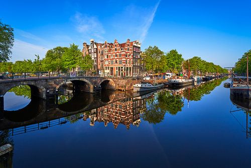 Uitzicht vanaf Papiermolensluis in Amsterdam, 2020 - 12