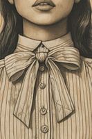 Bow tie blouse