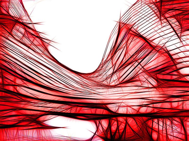 Symmetry in red by Karl-Heinz Lüpke