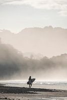 Surfer im Rampenlicht