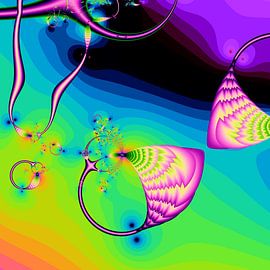 fractale werelden van Claudia Gründler