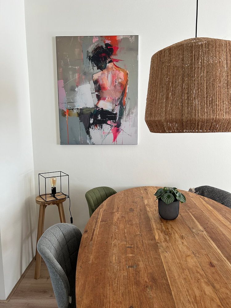 Figurative portrait, modern and abstract  by Carla Van Iersel 