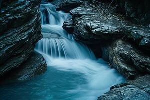 Wasserfall im Herbst