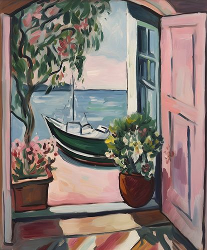 Uitzicht over de zee