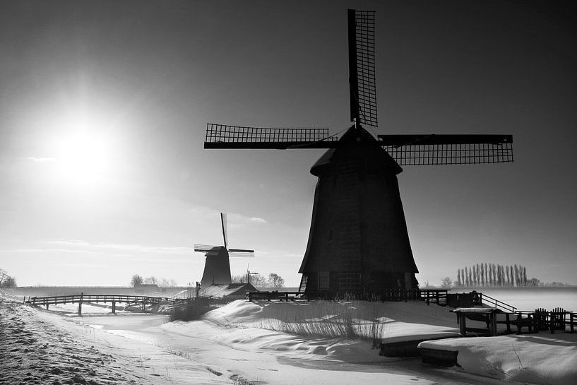 Windmolens Schermerhorn van Ruud Peters