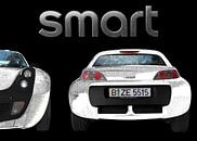 SMART Roadster in grafiet wit van aRi F. Huber thumbnail