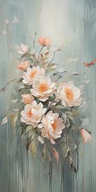 Stilleben mit Blumen von Wunderbare Kunst