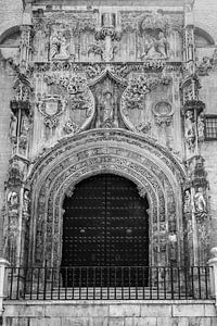 Catedral de la Encarnación de Málaga | Zonnepoort | travelphotography | zwart wit fotografie | kathedraal