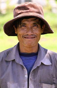 Man in Vietnam van Gert-Jan Siesling