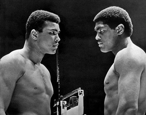 Muhammad Ali with Ernie Terrell