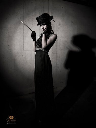 Lady in the spotlight