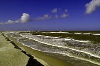 Afbreekrand van de beschermingszone op Langeoog