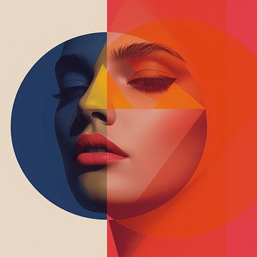 Geometrische balans van vrouwelijkheid