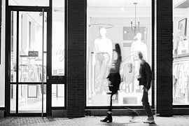 Windowshopping by Double Exposure