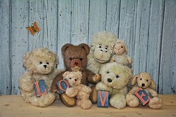 Teddy´s Gruppenbild von Claudia Evans