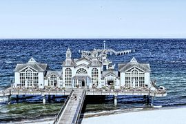 Seebrücke in Sellin, Rügen, Deutschland