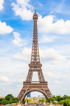 Eiffelturm, Paris im Sommer von Günter Albers