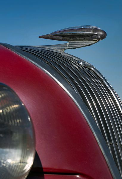 Detail eines Terraplane Hudson Oldtimers. von Albert Brunsting