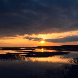 Sunset in Zeeland sur Ian Segers