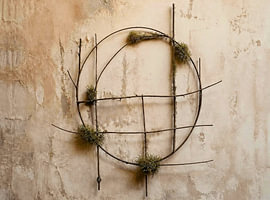 The Geometry of Nature – Wabi-Sabi Branch and Moss Installation