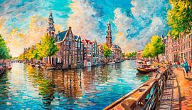 Schilderij van Amsterdam