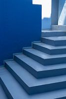 Escalier bleu