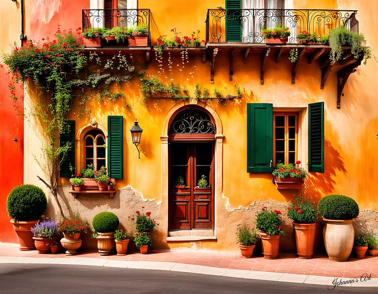 Mediterranean Rhapsody 6 by Johannas Art Creations