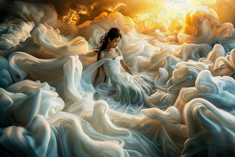 pictorial japanese gown fantasy by Egon Zitter