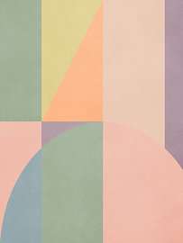 Pastel Geometric 2 von Georgia Chagas