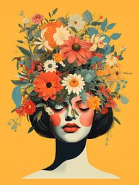 Blumen Frau V von Gypsy Galleria