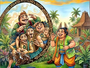 The Joyful Court: A Celebration of Indonesian Comedy & Culture by Petrus Jakub