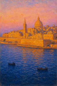 Valletta im Abendglanz