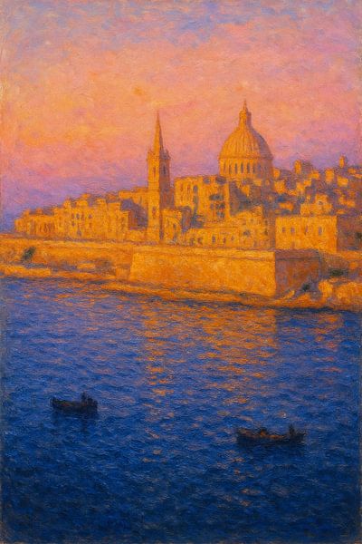 Valletta im Abendglanz von Travel Shop
