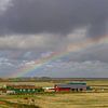 Regenboog over Westerhever van Alexander Wolff